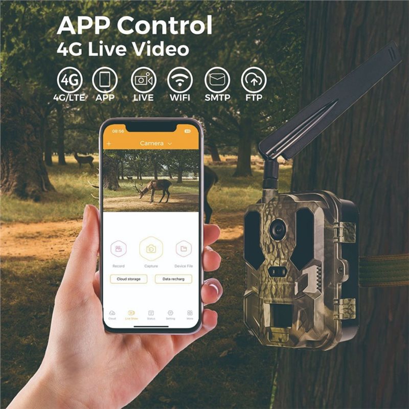 Y47A Outdoor 4G 120MP 4K Live  - Hunting And Outdoor Shows recension och pris