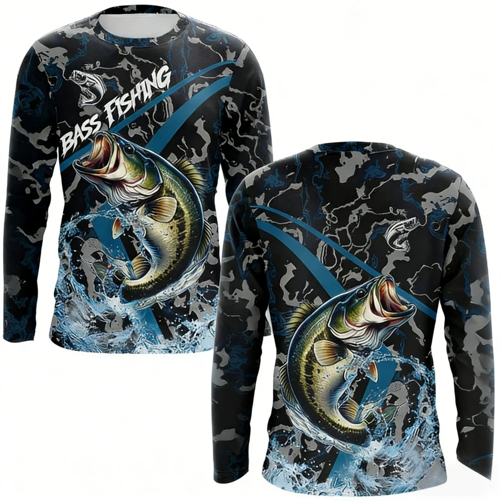 Mens Fishing Shirt Long Sleeve - Outdoor Hunting Prints recension och pris